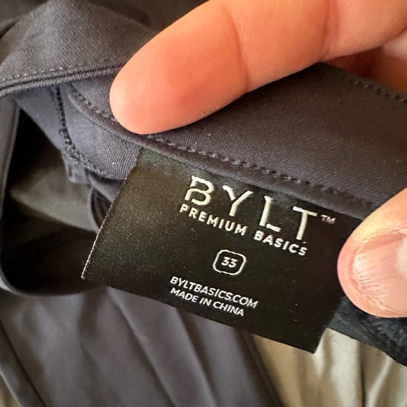 BYLT Basics Everyday Pant 2.0 - Navy / 33 / REGULAR - Picture 5 of 7